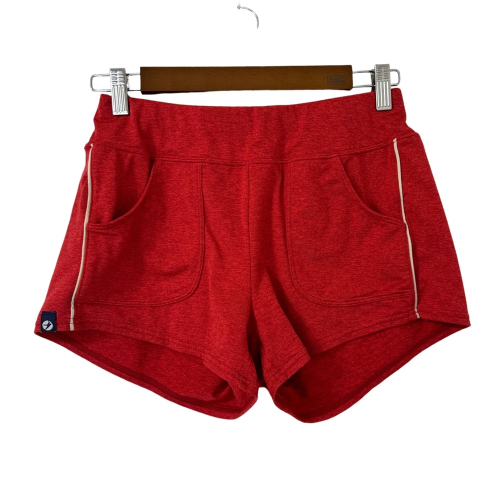 Oiselle Women’s Lux Running Shorts In Red Pockets Size Small